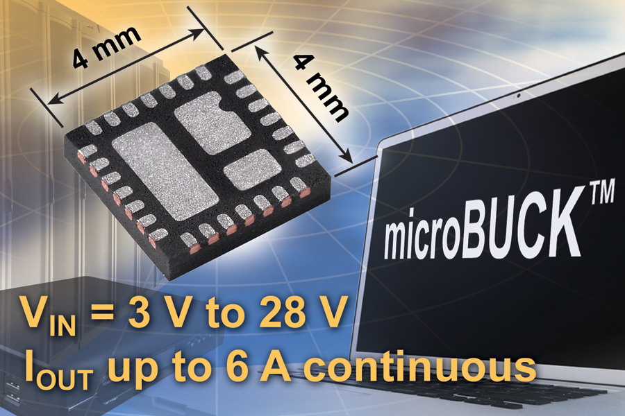 microBUCK系列集成同步降压稳压器中的新器件 --- SiC414