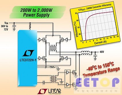 凌力尔特推出LTC3722-1的H级版本 - 综合电子 - -EETOP-创芯网